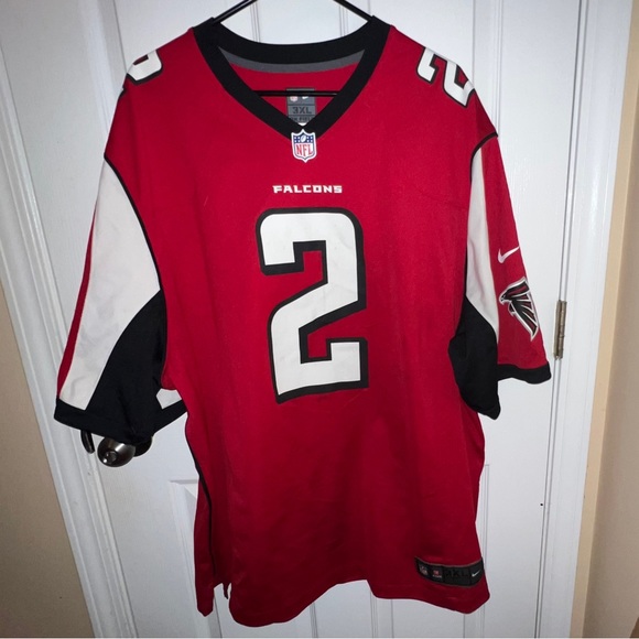 3XL Nike #2 Matt Ryan Atlanta Falcons Jersey On Field Fan/Replica Edition - Picture 13 of 14